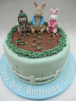 peter rabbit birthday cake